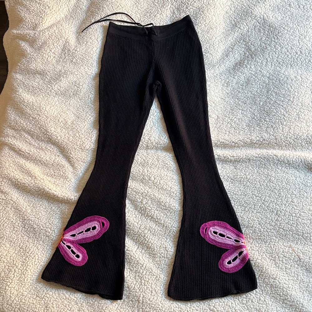 Delia's crochet butterfly pants
